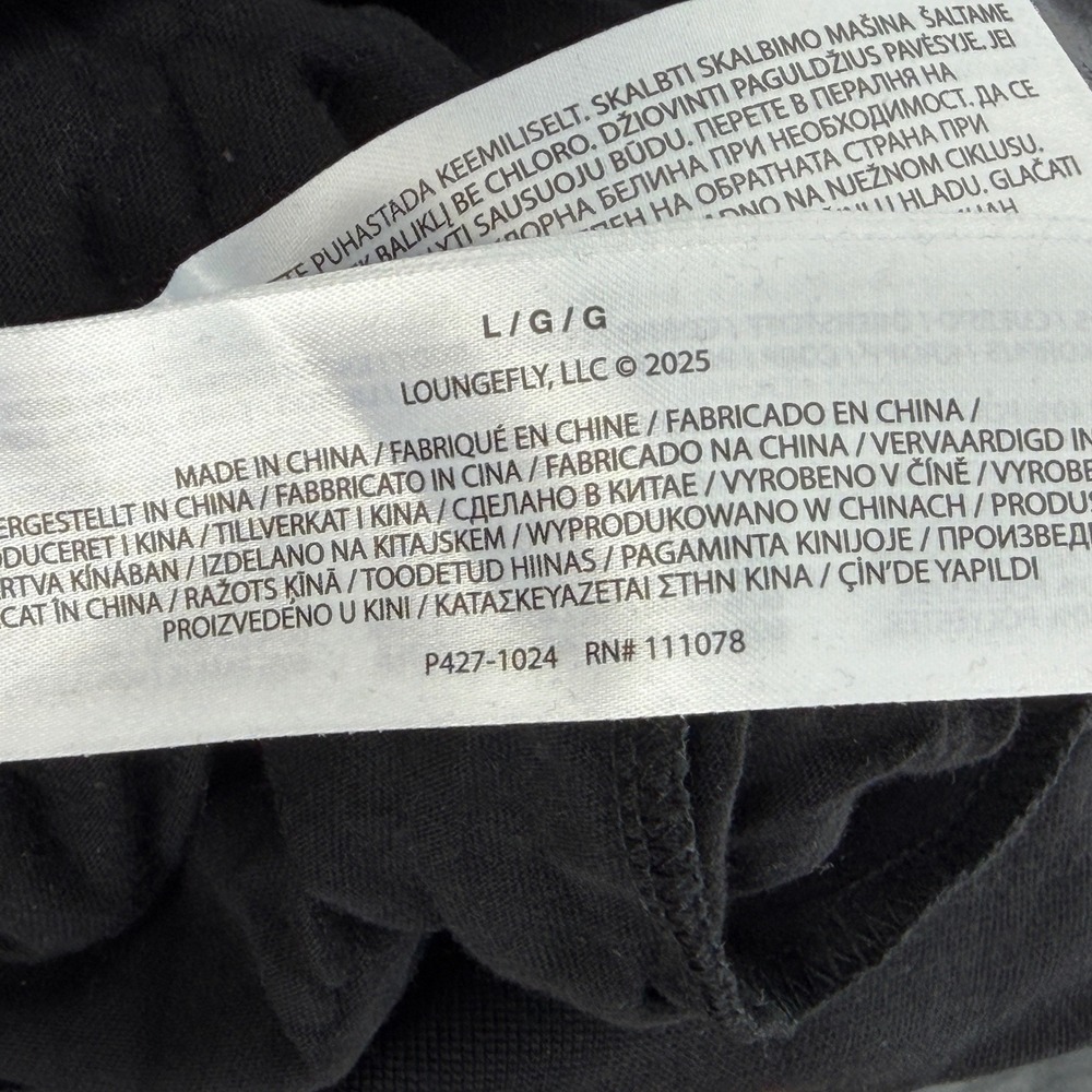 Loungefly Universal Monsters Frankenstein Bride Split Hoodie‎ Black Grey Large - Picture 10 of 13